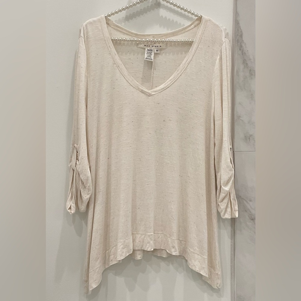 🔴MAX STUDIO V NECK TOP🔴
